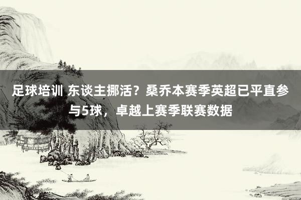 足球培训 东谈主挪活？桑乔本赛季英超已平直参与5球，卓越上赛季联赛数据